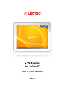 Manual Leotec LETAB914 L-Pad Polar X Tablet