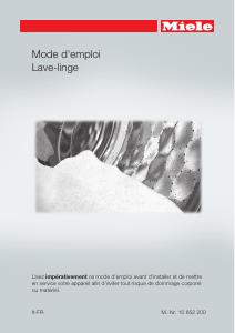 Mode d’emploi Miele WCI 320 Lave-linge