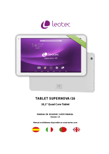 Manual de uso Leotec LETAB1022 Supernova i16 Tablet