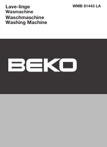 Manual BEKO WMB 81443 LA Washing Machine