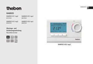 Bedienungsanleitung Theben RAMSES 811 top2 Thermostat