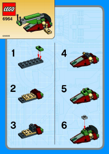 Bruksanvisning Lego set 6964 Star Wars Boba Fetts Slave I