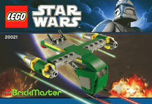 Käyttöohje Lego set 20021 Star Wars Bounty hunter assault gunship