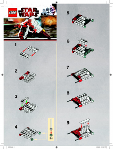 Bedienungsanleitung Lego set 30050 Star Wars Republic attack shuttle