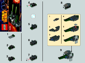 Manuale Lego set 30244 Star Wars Anakins Jedi interceptor