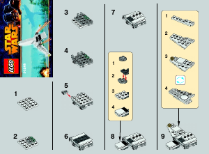 Mode d’emploi Lego set 30246 Star Wars Imperial shuttle