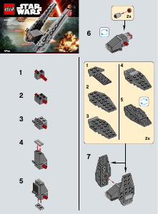 Käyttöohje Lego set 30279 Star Wars Kylo Rens command shuttle