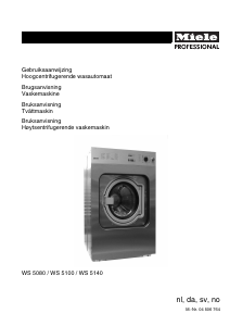 Bruksanvisning Miele WS 5100 HD IND Tvättmaskin