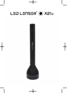 Manual Led Lenser X21.2 Flashlight