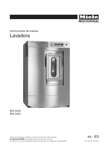 Manual de uso Miele WS 5243 EL Lavadora