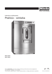 Instrukcja Miele WS 5323 D DIR Pralka