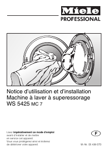 Mode d’emploi Miele WS 5425 AV Lave-linge