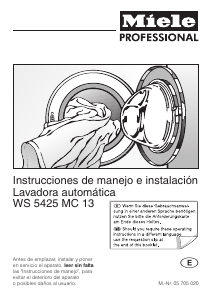 Manual de uso Miele WS 5425 LP Lavadora