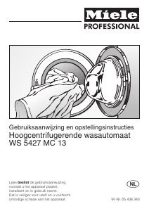 Handleiding Miele WS 5427 AV Wasmachine