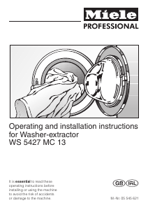 Handleiding Miele WS 5427 LP Wasmachine