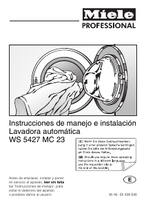 Manual de uso Miele WS 5427 LP Lavadora