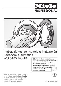 Manual de uso Miele WS 5435 LP Lavadora