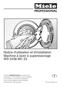 Mode d’emploi Miele WS 5436 LP Lave-linge