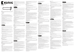 Bruksanvisning König KN-LMA3 Lamineringsmaskin