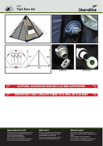 Manual Skandika Tipii Elev Air Tent