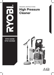 Manual Ryobi RPW130XRB Pressure Washer