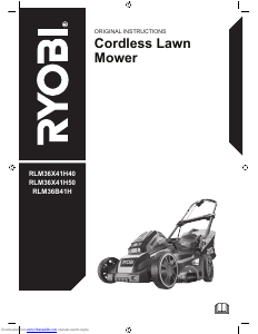 Manual Ryobi RLM36B41H Lawn Mower