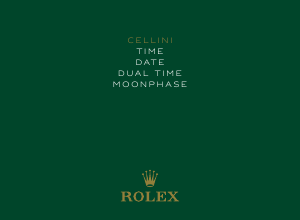 Handleiding Rolex Cellini Date Horloge