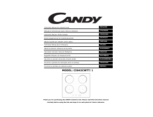 Manuál Candy CI642CWTT/1 Varná deska