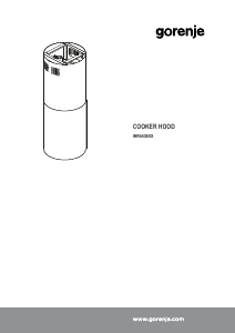 Εγχειρίδιο Gorenje IHR443E6X Απορροφητήρας