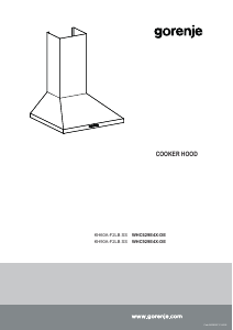 Manual Gorenje WHC929E4X-DE Cooker Hood