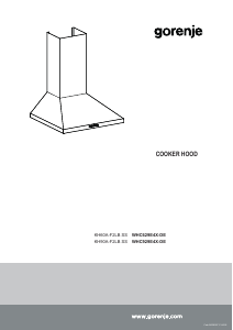 Manual Gorenje WHC629E4X-DE Cooker Hood