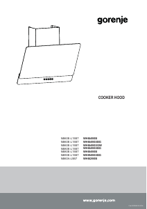 Használati útmutató Gorenje WHI849EXBG Páraelszívó