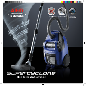 Manual AEG SuperCyclone ASC6910 Vacuum Cleaner