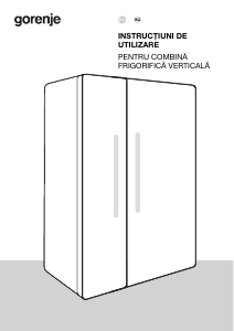 Manual Gorenje NRR9185EABXL Combina frigorifica