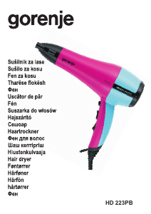 Manual Gorenje HD223PB Hair Dryer