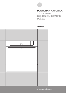 Priročnik Gorenje BCS798S24BG Pečica