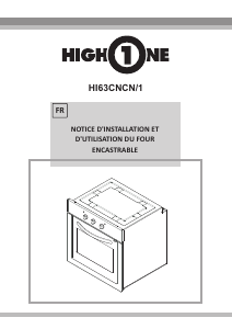 Mode d’emploi High One HI 63 CNCN/1 Four