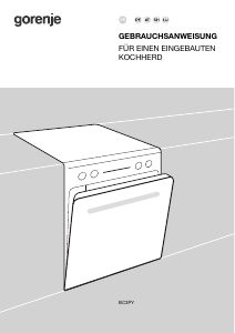 Bedienungsanleitung Gorenje BCPS6737E09X Herd