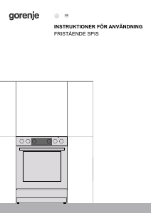 Bruksanvisning Gorenje GEC6D60WPB Spis