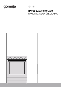 Priročnik Gorenje GK6B41WD Obseg