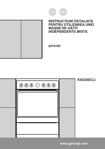 Manual Gorenje KS5250CLI Aragaz