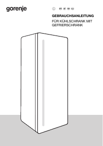 Bedienungsanleitung Gorenje ORB615DC-L Kühlschrank