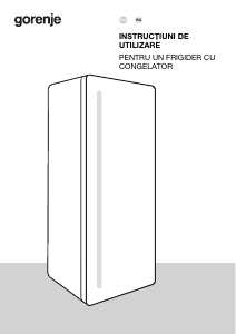 Manual Gorenje ORB615DR Frigider