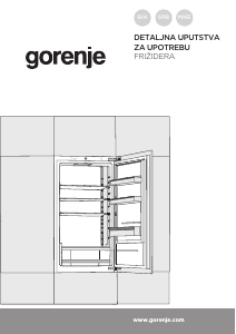 Priručnik Gorenje RI409EE1 Hladnjak