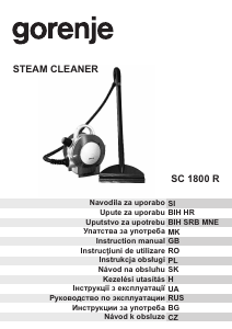 Manual Gorenje SC1800R Steam Cleaner