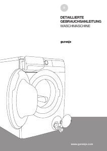 Bedienungsanleitung Gorenje W1PNA84ATSWIFI3 Waschmaschine