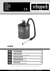 Manual Scheppach ACM18 Vacuum Cleaner