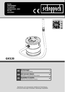 Bedienungsanleitung Scheppach GKS20 Staubsauger