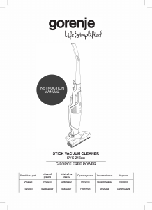 Manual Gorenje SVC216GFBK Aspirator