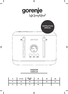 Használati útmutató Gorenje T2300CLIN Kenyérpirító